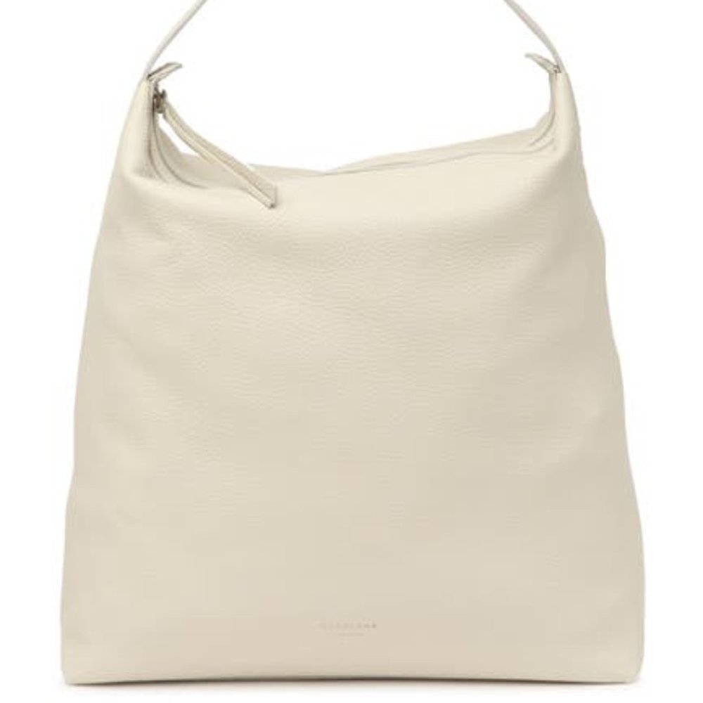 Everlane The Boss Leather Hobo Bag Sandstone
